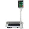 Весы торговые MERCURY M-ER 327P-15.2 LCD (0,05-15 кг), дискретность 2 г, платформа 325x230 мм, со стойкой по низкой цене оптом Краснодар, Москва, Уфа, Казань, Барнаул, Владивосток, Хабаровск, Сахалин, Красноярск, Екатеренбург, 