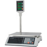 Весы торговые MERCURY M-ER 327P-15.2 LCD (0,05-15 кг), дискретность 2 г, платформа 325x230 мм, со стойкой по низкой цене оптом Краснодар, Москва, Уфа, Казань, Барнаул, Владивосток, Хабаровск, Сахалин, Красноярск, Екатеренбург, 