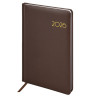 Еженедельник датированный 2026 А5 145х215мм BRAUBERG Select, балакрон, коричневый, 117183 по низкой цене оптом 