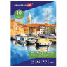 Папка для акварели БОЛЬШАЯ А3, 10 л., 270 г/м, мелкое зерно, BRAUBERG ART CLASSIC, "Причал", 114399 по низкой цене оптом Краснодар, Москва, Уфа, Казань, Барнаул, Владивосток, Хабаровск, Сахалин, Красноярск, Екатеренбург, 