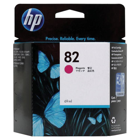 Картридж струйный для плоттера HP (C4912A) Designjet 510/CC800PS/ 815/820 и др., №82, пурпурный по низкой цене оптом 