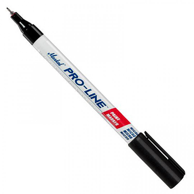 Маркер лаковый Markal Pro-Line Micro, универсальный, от - 20 до +50 °C, 0.8 мм Черный по низкой цене оптом 