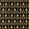 Бумага упаковочная новогодняя "Black&Gold" 70х100 см, 10 дизайнов ассорти, ЗОЛОТАЯ СКАЗКА, 591910 по низкой цене оптом 