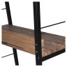 Стеллаж на металлокаркасе BRABIX "LOFT SH-002", 600х350х845 мм, цвет морёный дуб, 641231 по низкой цене оптом 
