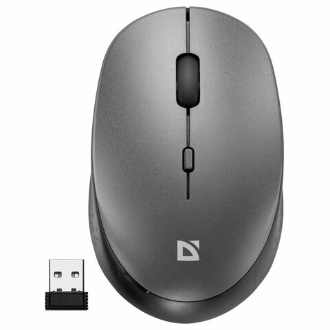 Мышь беспроводная DEFENDER Auris MB-027, USB, 3 кнопки+1 колесо-кнопка, оптическая, с, 52029 по низкой цене оптом Краснодар, Москва, Уфа, Казань, Барнаул, Владивосток, Хабаровск, Сахалин, Красноярск, Екатеренбург, 
