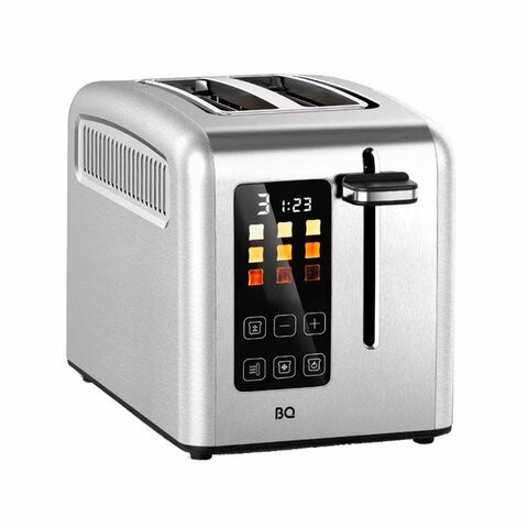 Тостер BQ (БИ-КЬЮ) T2002, 950 Вт, 2 тоста, 9 режимов, сенсорное управление, нержавеющая сталь, 86197754 по низкой цене оптом Краснодар, Москва, Уфа, Казань, Барнаул, Владивосток, Хабаровск, Сахалин, Красноярск, Екатеренбург, 
