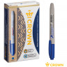 Маркер перманентный Crown "Multi Marker Slim" синий, пулевидный, 2мм по низкой цене оптом 