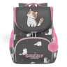 Ранец GRIZZLY анатомическая спинка, с мешком для обуви, для девочек, CATS, 33х25х13 с, RAm-384-9/1 по низкой цене оптом 