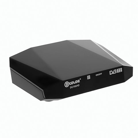Приставка для цифрового ТВ DVB-T2 D-COLOR DC705HD, AV OUT, HDMI, USB, пульт ДУ по низкой цене оптом 