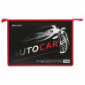 Папка для труда BRAUBERG А4, 2 отделения, молния сверху, органайзер, "Autocar", 270155 по низкой цене оптом 