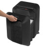 Уничтожитель (шредер) FELLOWES LX201, 5 уровень секретности, 2x12 мм, 12 листов, 22 л, черный, FS-50500 по низкой цене оптом 