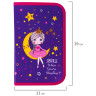 Пенал ПИФАГОР, 1 отделение, ламинированный картон, 19х11 см, "MOON PRINCESS", 229149 по низкой цене оптом 