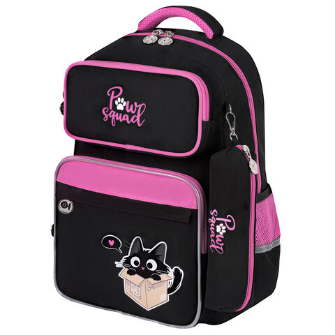 Рюкзак ЮНЛАНДИЯ COMPLETE с пеналом в комплекте, эрго-спинка, Box cat, 42х29х14 см, 273120 по низкой цене оптом 