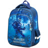 Ранец BRAUBERG QUADRO, 3 отделения, с брелком, "Planet invasion", 37х28х18 см, 270604 по низкой цене оптом Краснодар, Москва, Уфа, Казань, Барнаул, Владивосток, Хабаровск, Сахалин, Красноярск, Екатеренбург, 