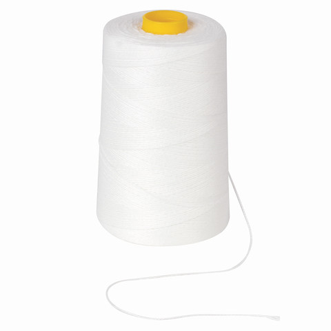 Нить лавсановая для прошивки документов, БЕЛАЯ, диаметр 0,7 мм, длина 1000 м, ЛШ 170, BRAUBERG, 604989 по низкой цене оптом 