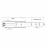 Газлифт прочный BRABIX HD-100 короткий, черный, в открытом виде 346 мм., d50 мм., класс 4, 533075 по низкой цене оптом 