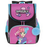 Ранец GRIZZLY анатомическая спинка, с мешком для обуви, для девочек, LIKE, 33х25х13 с, RAm-484-6/1 по низкой цене оптом 