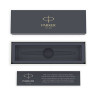 Ручка шариковая PARKER "Jotter Plastic CT", корпус белый, детали из нержавеющей стали, синяя, R0032930 по низкой цене оптом 