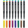 Набор перман. маркеров Faber-Castell "Multimark permanent" M, 08цв., пулев., 1,0мм, с ластиком по низкой цене оптом 