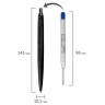 Ручка шариковая PARKER "Jotter XL Monochrome Black BT", корпус черный, нержавеющая сталь, синяя, 2122753 по низкой цене оптом 