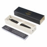 Ручка шариковая PARKER "Jotter XL Monochrome Black BT", корпус черный, нержавеющая сталь, синяя, 2122753 по низкой цене оптом 