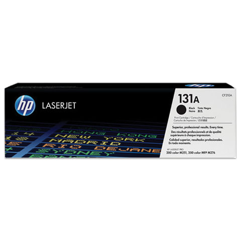 Картридж лазерный HP (CF210A) LaserJet Pro 200 M276n/M276nw, черный, оригинальный, ресурс 1600 страниц по низкой цене оптом 