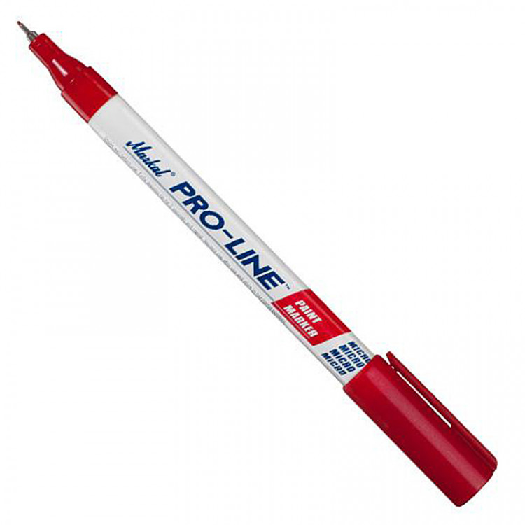 Маркер лаковый Markal Pro-Line Micro, универсальный, от - 20 до +50 °C, 0.8 мм Красный по низкой цене оптом 