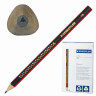 Карандаш чернографитный утолщенный STAEDTLER (Германия), 1 шт., HB, трехгранный, без резинки, грифель 3 мм, заточенный, 1285-2 по низкой цене оптом 