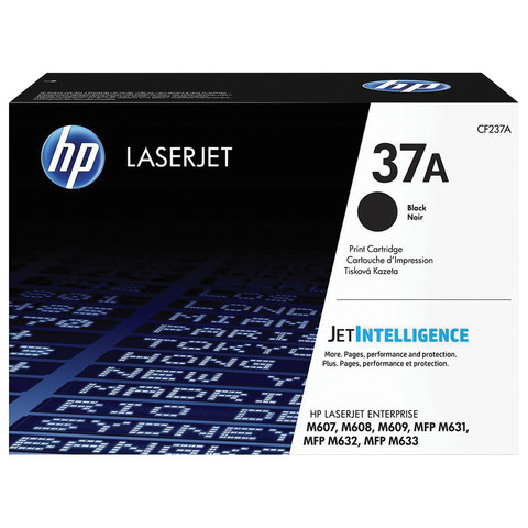 Картридж лазерный HP (CF237A) LaserJet Enterprise M607/M608/M609/M631, №37A, оригинальный, ресурс 11000 стр. по низкой цене оптом 