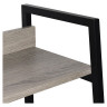 Стеллаж на металлокаркасе BRABIX "LOFT SH-002", 600х350х845 мм, цвет дуб антик, 641232 по низкой цене оптом 