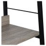 Стеллаж на металлокаркасе BRABIX "LOFT SH-002", 600х350х845 мм, цвет дуб антик, 641232 по низкой цене оптом 