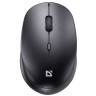 Мышь беспроводная DEFENDER Auris MB-027, USB, 3 кнопки+1 колесо-кнопка, оптическая, ч, 52027 по низкой цене оптом Краснодар, Москва, Уфа, Казань, Барнаул, Владивосток, Хабаровск, Сахалин, Красноярск, Екатеренбург, 