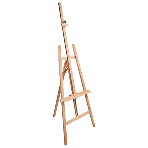Мольберт напольный BRAUBERG ART CLASSIC, бук, угол 60°, 63х174(231)х68см, высота холста 126см,190652 по низкой цене оптом 