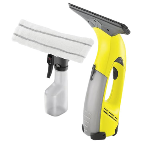 Стеклоочиститель аккумуляторный KARCHER WV 50 Plus, время работы 20 мин., ширина 280 мм, желтый, 1.633-117.0 по низкой цене оптом 