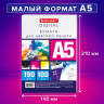 Бумага для цветной лазерной печати А5, ПЛОТНАЯ 190 г/м2, 100 л., BRAUBERG DIGITAL, 145% (CIE), 116409 по низкой цене оптом 