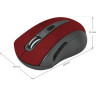 Мышь беспроводная DEFENDER ACCURA MM-965, USB, 5 кнопок + 1 колесо-кнопка, оптическая, красно-серая, 52966 по низкой цене оптом Краснодар, Москва, Уфа, Казань, Барнаул, Владивосток, Хабаровск, Сахалин, Красноярск, Екатеренбург, 