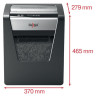 Уничтожитель (шредер) REXEL MOMENTUM X415, 4 уровень секретности, фрагменты, 4х40 мм, 15 листов, 23 л., 2104576EU по низкой цене оптом 