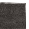 Коврик входной ворсовый влаго-грязезащитный LAIMA, 120х150 см, ребристый, толщина 7 мм, черный, 602877 по низкой цене оптом 