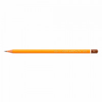Карандаш чернографитный KOH-I-NOOR "1500", 1 шт., 8Н, корпус желтый, заточенный, 150008H01170
