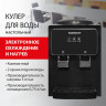 Кулер для воды SONNEN TSE-02FBP, настольный, НАГРЕВ/ОХЛАЖДЕНИЕ ЭЛЕКТРОННОЕ, 2 крана, антрацит, 455750 по низкой цене оптом Краснодар, Москва, Уфа, Казань, Барнаул, Владивосток, Хабаровск, Сахалин, Красноярск, Екатеренбург, 
