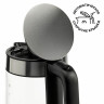 Чайник SCARLETT SC-EK27G101, 1,8 л, 2200 Вт, закрытый нагревательный элемент, стекло, черный по низкой цене оптом Краснодар, Москва, Уфа, Казань, Барнаул, Владивосток, Хабаровск, Сахалин, Красноярск, Екатеренбург, 