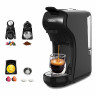 Кофемашина капсульная 4в1 NESPRESSO/DOLCEGUSTO/чалды/молотый HIBREW H1A, 1450 Вт, объем 0,7л, черная по низкой цене оптом 