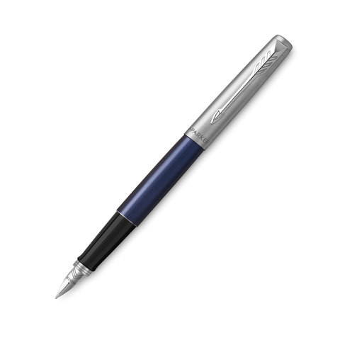 Ручка перьевая PARKER "Jotter Royal Blue CT", корпус синий, детали из нержавеющей стали, синяя, 2030950 по низкой цене оптом 