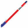 Ручка шариковая масляная STAFF "Flame", СИНЯЯ, корпус оранжевый, узел 1 мм, линия письма 0,7 мм, 143203, OBP332 по низкой цене оптом 