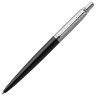 Ручка шариковая PARKER "Jotter Plastic CT", корпус черный, детали из нержавеющей стали, блистер, синяя, 2096873 по низкой цене оптом 