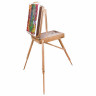 Этюдник BRAUBERG ART CLASSIC, бук, 50х34х11см, высота холста 87см, ножки дерев 90см, ремень, 190654 по низкой цене оптом 