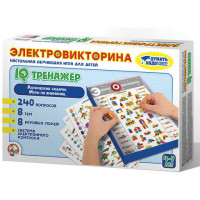 Игра настольная Электровикторина "IQ тренажер", 10 КОРОЛЕВСТВО, 3669