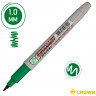 Маркер перманентный Crown "Multi Marker Super Slim" зеленый, пулевидный, 1мм по низкой цене оптом Краснодар, Москва, Уфа, Казань, Барнаул, Владивосток, Хабаровск, Сахалин, Красноярск, Екатеренбург, 