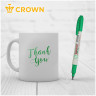 Маркер перманентный Crown "Multi Marker Super Slim" зеленый, пулевидный, 1мм по низкой цене оптом Краснодар, Москва, Уфа, Казань, Барнаул, Владивосток, Хабаровск, Сахалин, Красноярск, Екатеренбург, 