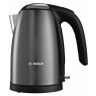 Чайник BOSCH TWK7805, 1,7 л, 2200 Вт, закрытый нагревательный элемент, нержавеющая сталь, черный по низкой цене оптом Краснодар, Москва, Уфа, Казань, Барнаул, Владивосток, Хабаровск, Сахалин, Красноярск, Екатеренбург, 